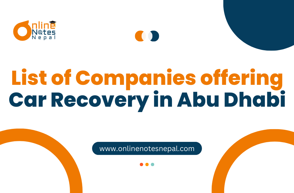 List of Companies offering Car Recovery in Abu Dhabi